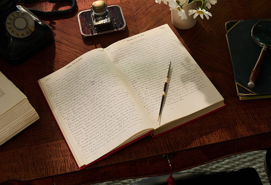 Lot 61. "I DON'T SUPPOSE ANYONE EVER SO HATED A YEAR AS I HATED 1948...": STEINBECK'S JOURNAL FOR 1949.STEINBECK, JOHN. 1902-1968. Autograph Manuscript being his personal journal for 1949. Estimate: $20,000 - $30,000