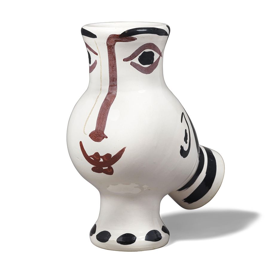 Lot 84. Pablo Picasso, Woman-faced Wood-Owl, 1952. Estimate: $10,000 - $15,000