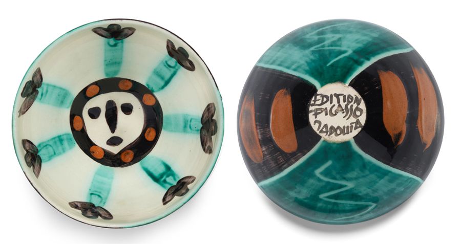 Lot 94. Pablo Picasso, Face, 1955. Estimate: $2,000 - $3,000