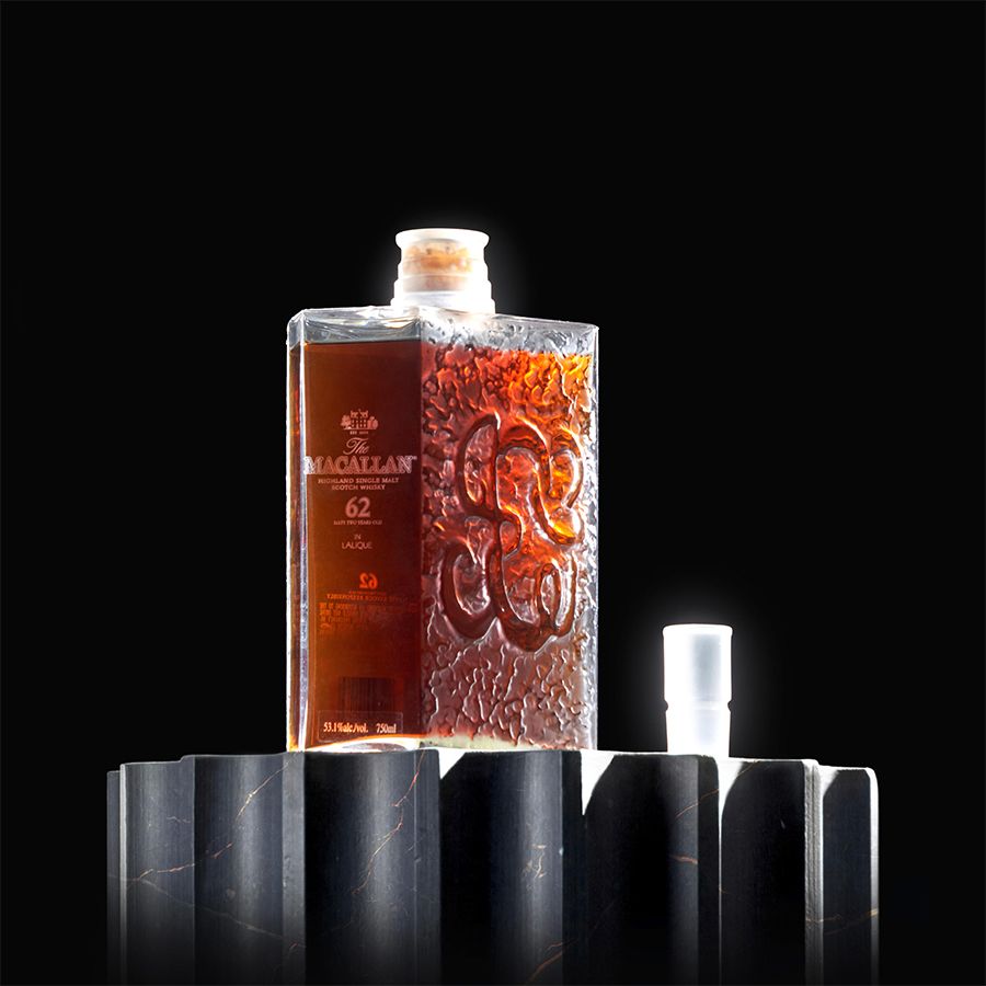 THE MACALLAN IN LALIQUE 62 YEARS OLD (1 BOTTLE, 750ML). Estimate: US$36,000 - US$50,000