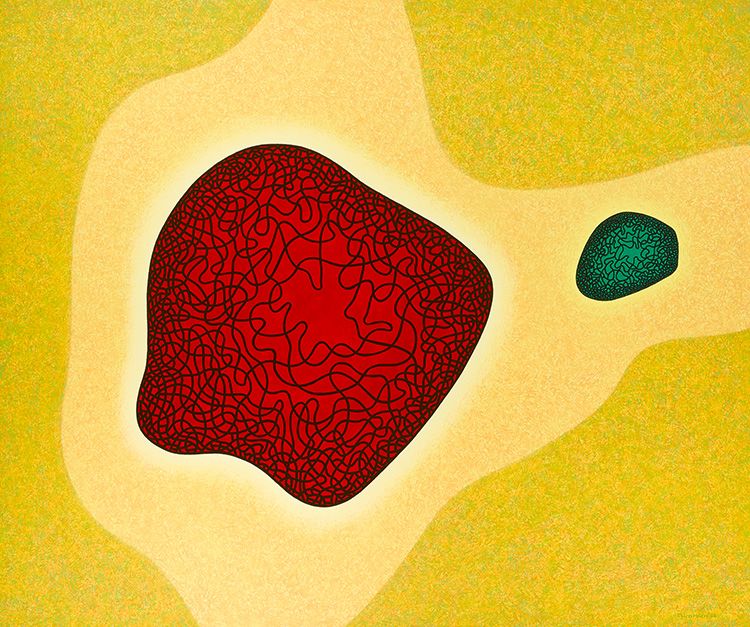 Lot 125. Raymond Jonson (1891-1982); Polymer No. 7. Estimate:  $20,000 - $30,000