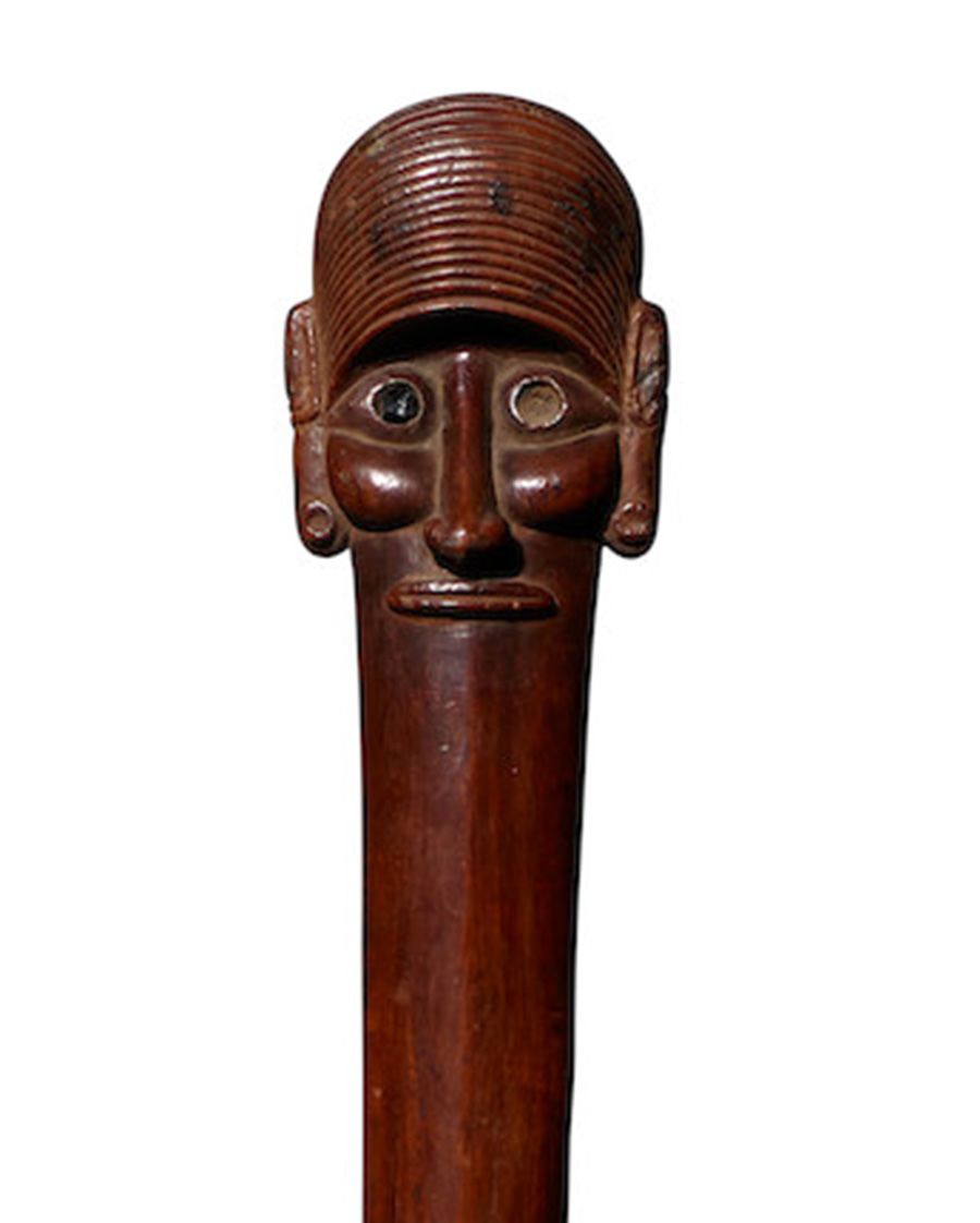 Lot 27. Fine Rapa Nui Staff, ua, Easter Island. Estimate: $50,000 - $70,000