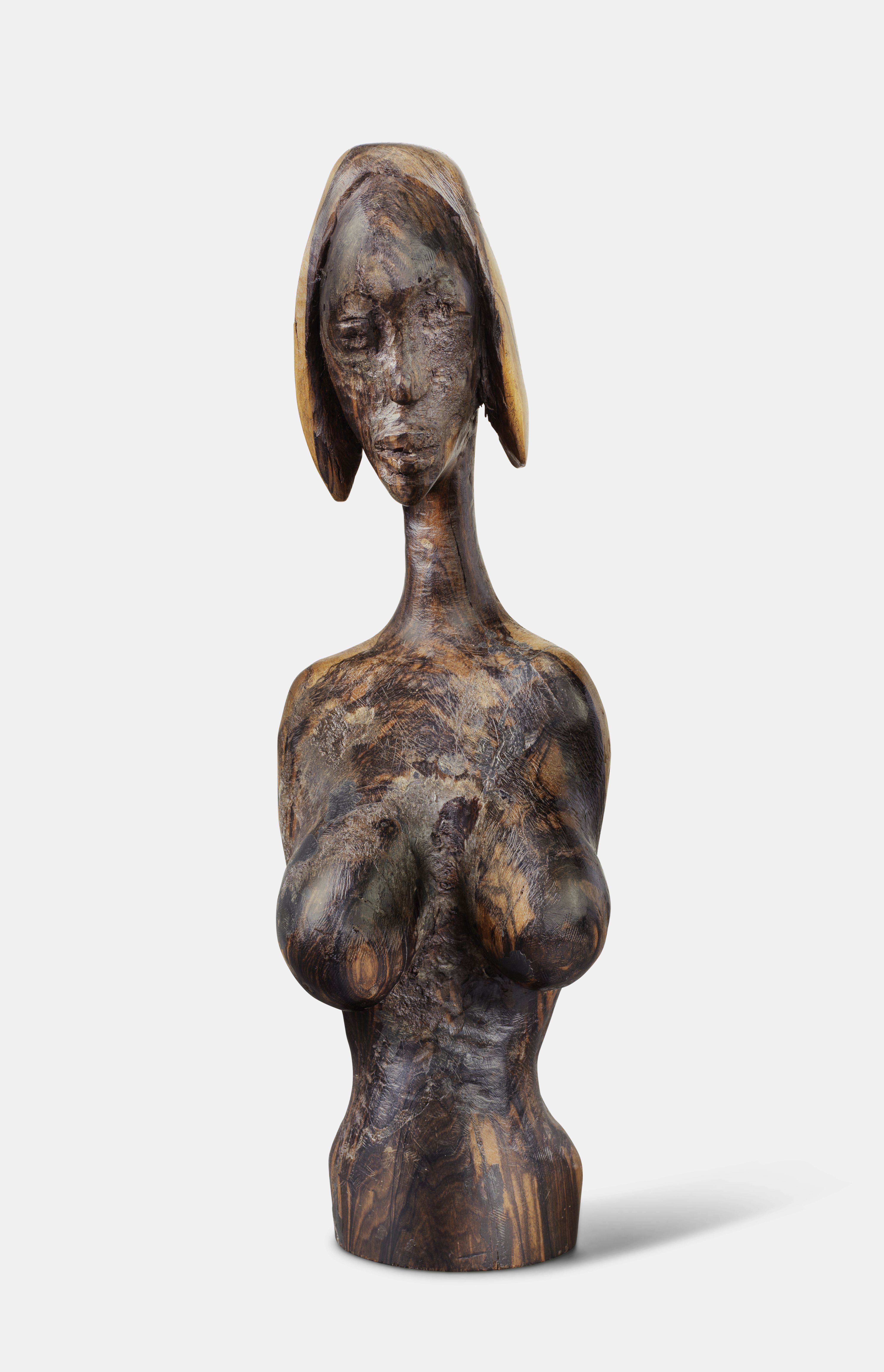 Benedict Chukwukadibia Enwonwu M.B.E (Nigerian, 1917-1994), Female Form. Estimate: £20,000 - £30,000. Offered in Modern & Contemporary African Art, 16 October 2024, London, New Bond Street.