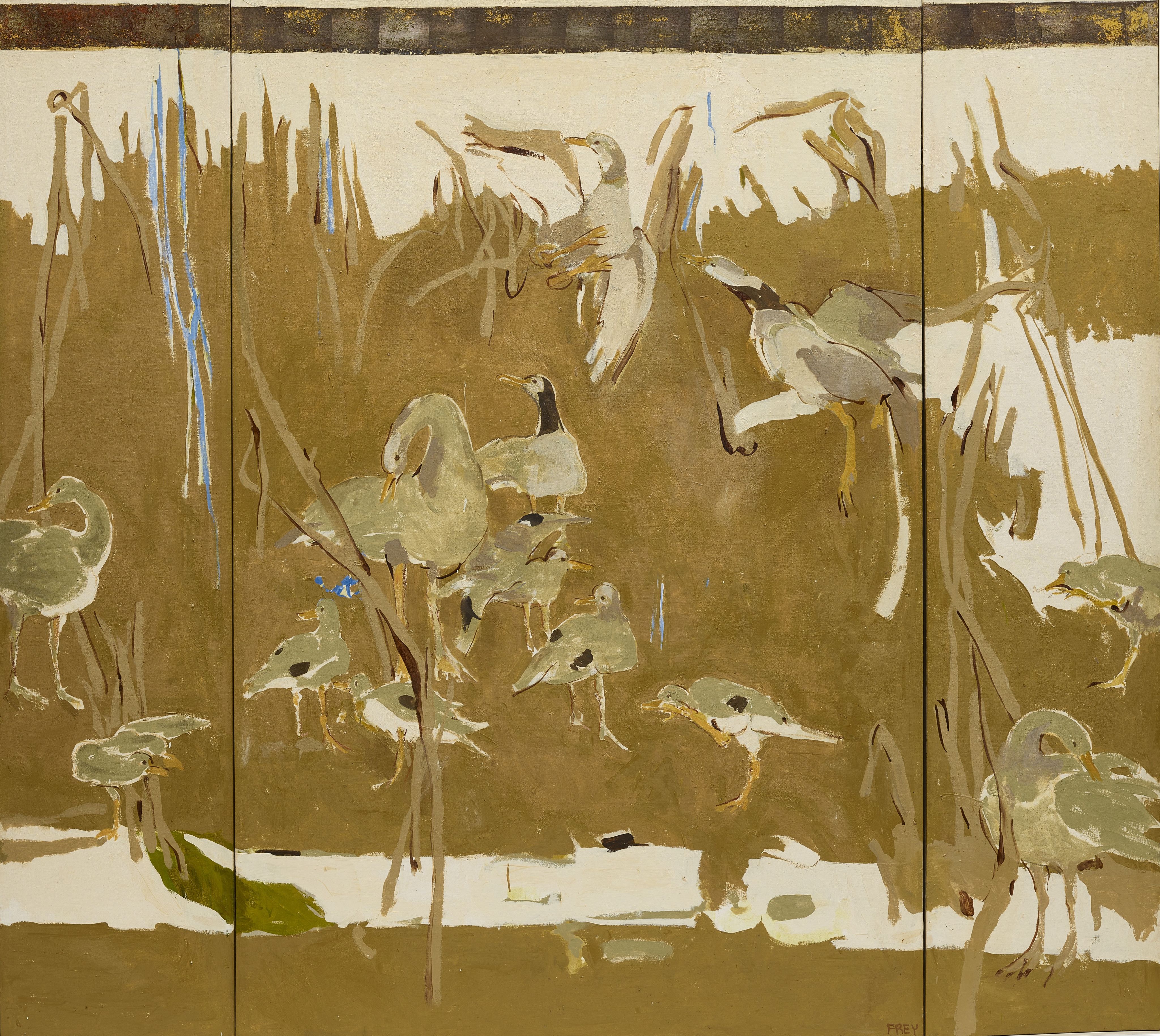 Viola Frey, Geese Triptych, circa 1968. Estimate: $2,000 - $4,000. Offered in Modern Art | Design, October 24, 2023, Los Angeles