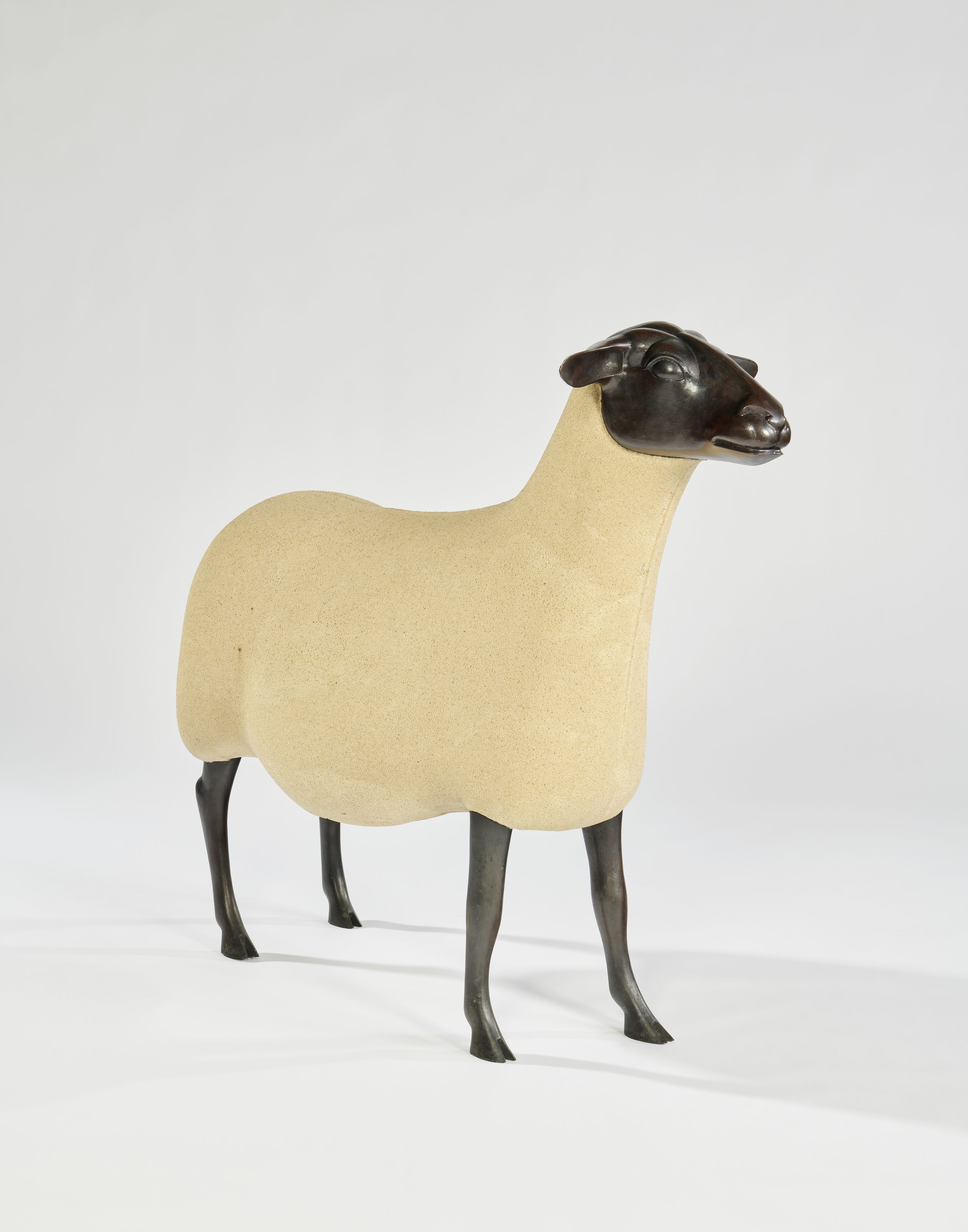 "Mouton Transhumant (c.2000)," a limited edition by François-Xavier Lalanne, sold for $225,075