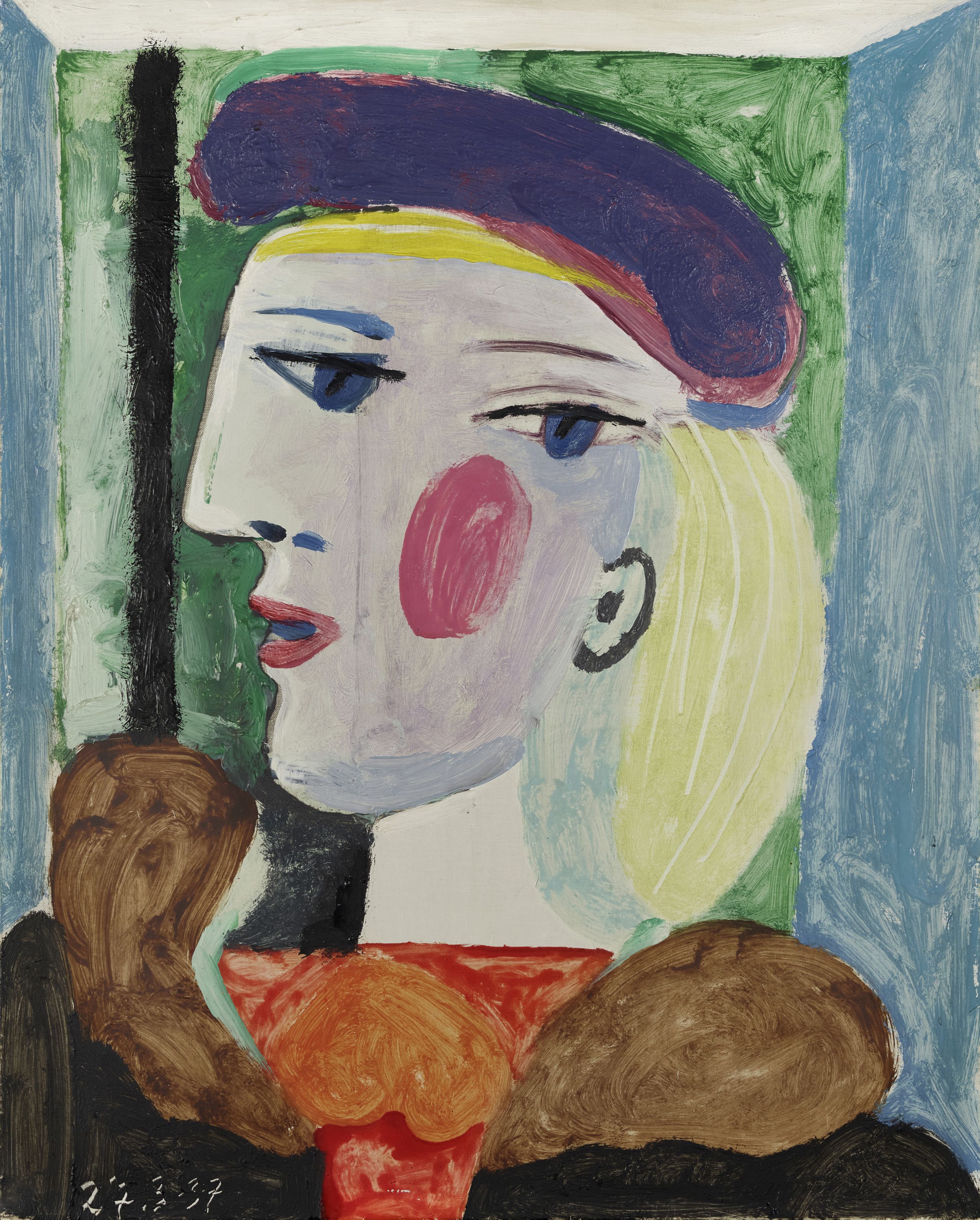 Pablo Picasso (1881-1973), "Femme au béret mauve," 1937. Estimate: US$ 10,000,00 - 15,000,000 (£8,000,000 - 12,000,000) 