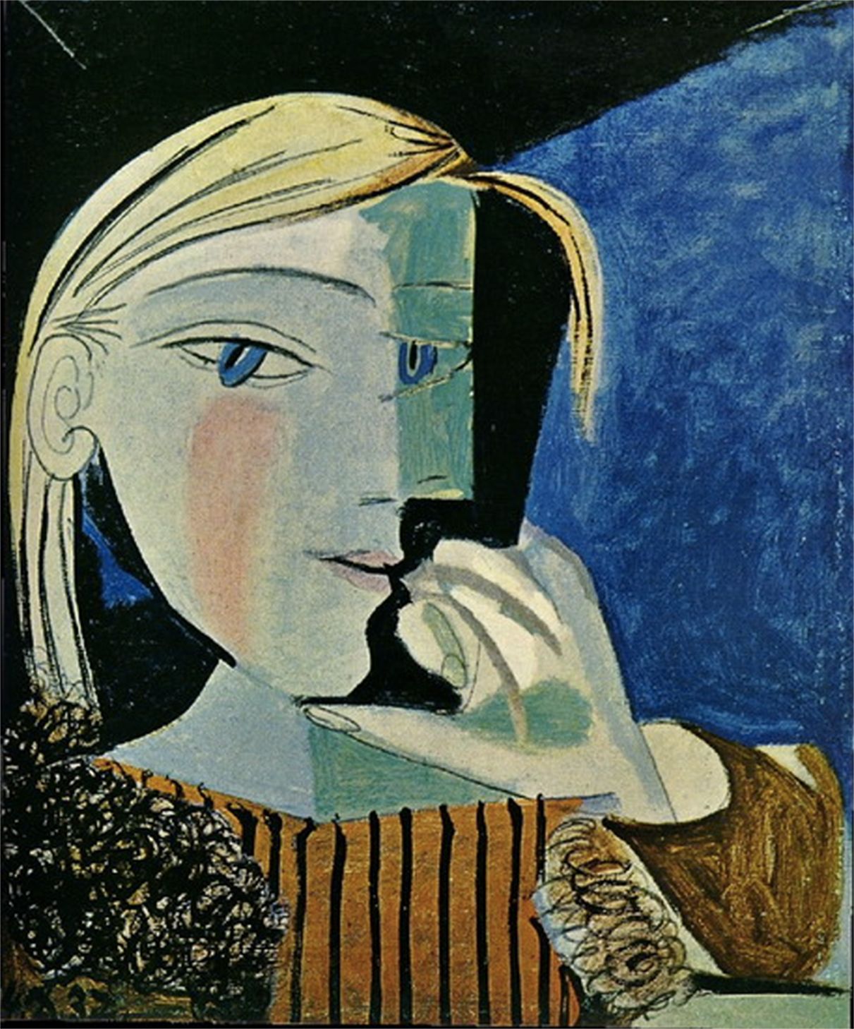 "Portrait of Marie-Thérèse Walter," 1937, Private collection 