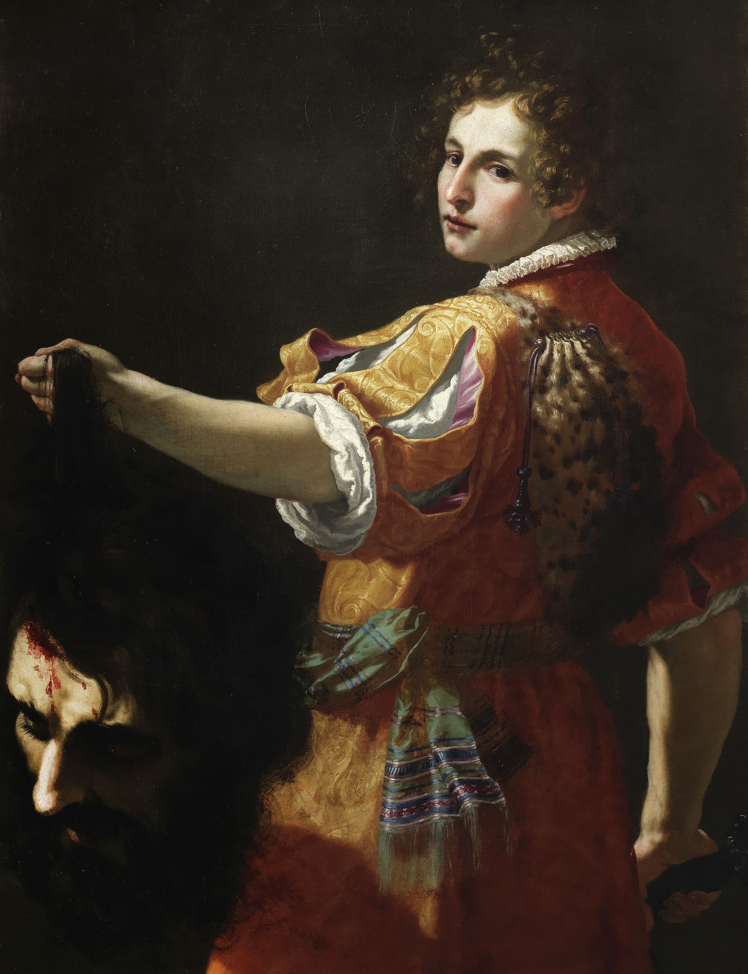 Jacopo Vignali, David with the Head of Goliath. Sold for £ 162,750 inc. premium.