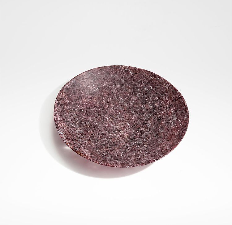 LOT 76. Paolo Venini; Murrine Plate, circa 1957. Estimate: $5,000-$7,000
