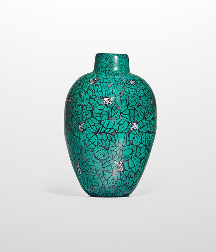 Lot 18. Vittorio Ferro; Murrine Vase, circa 1955. Estimate: $2,000 - $3,000