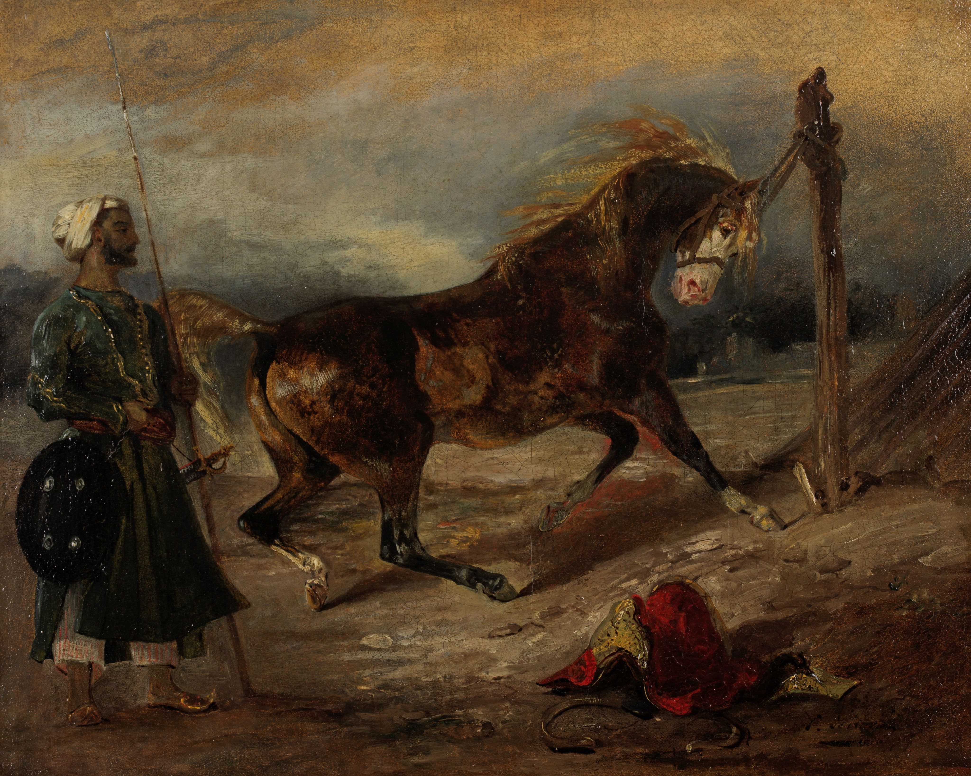 Bonhams : A Closer Look | A Eugène Delacroix painting from the Alain Delon  Collection
