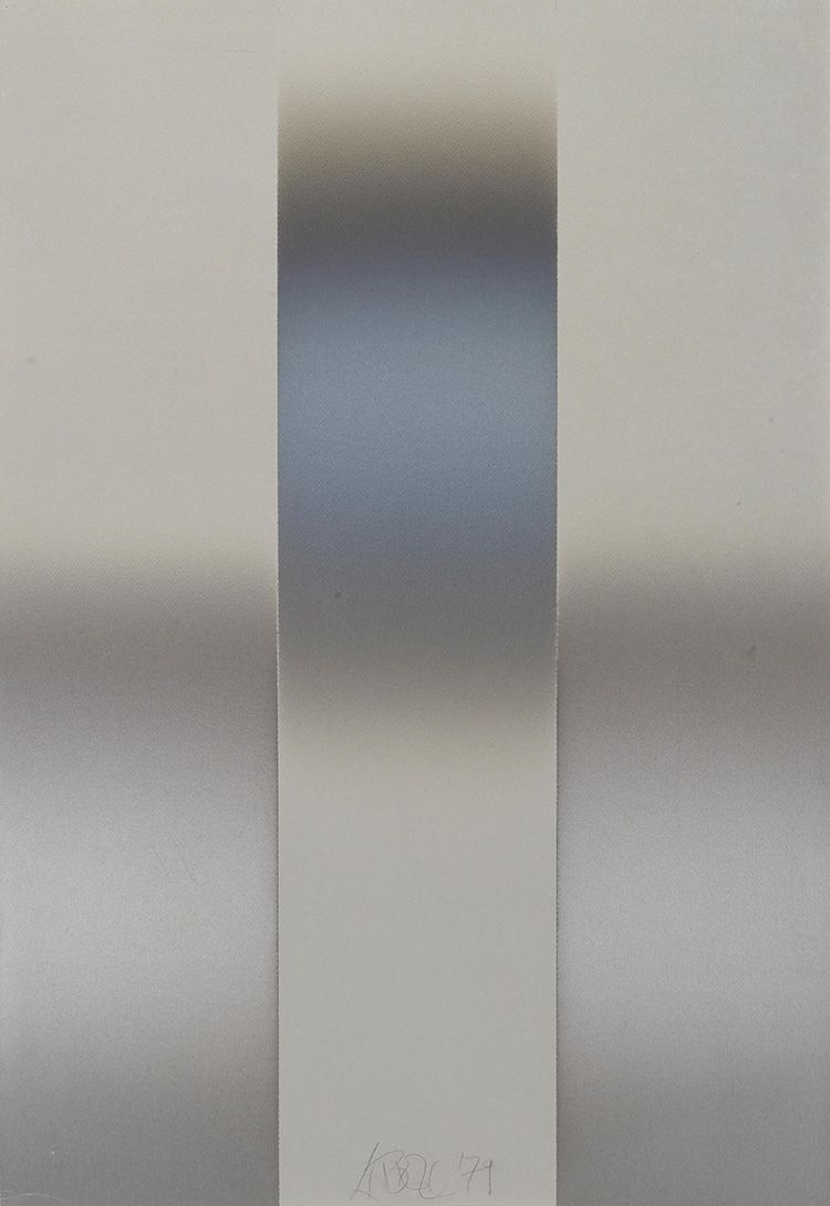 Lot 1. Larry Bell; VFGY I, 1979. Estimate: $10,000 - US$15,000