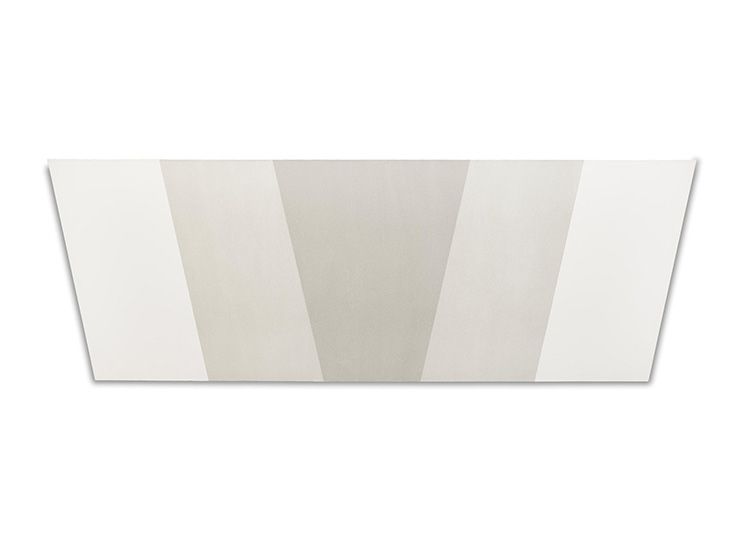 Lot 12. Mary Corse; Untitled (chevron trapezoid), 2005. Estimate: $180,000 - $220,000