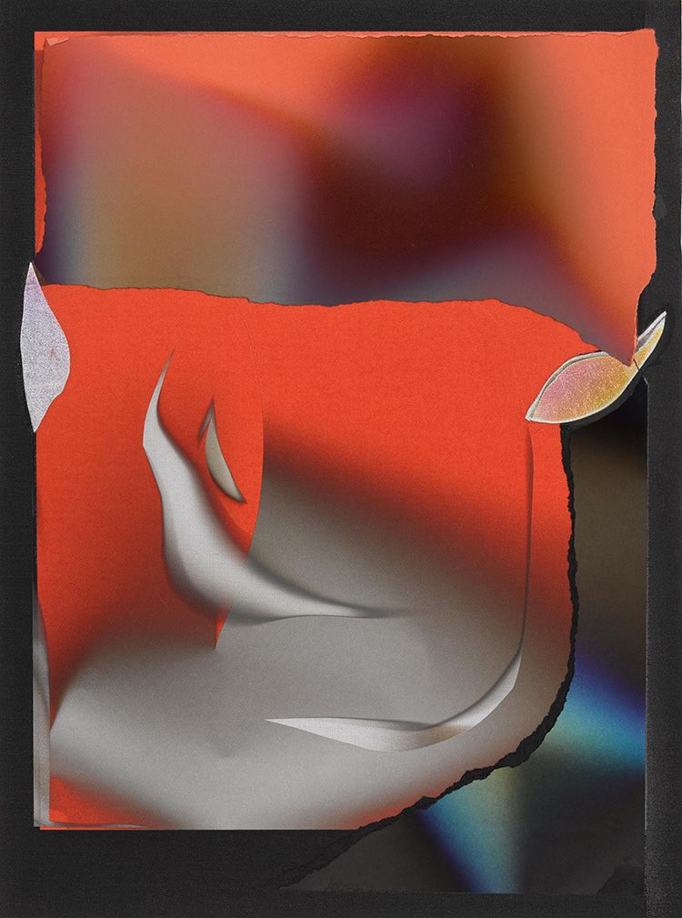 Lot 2. Larry Bell; SF 8.21.11 A&nbsp;from the series&nbsp;Small Figure, 2011. Estimate $6,000 - $8,000