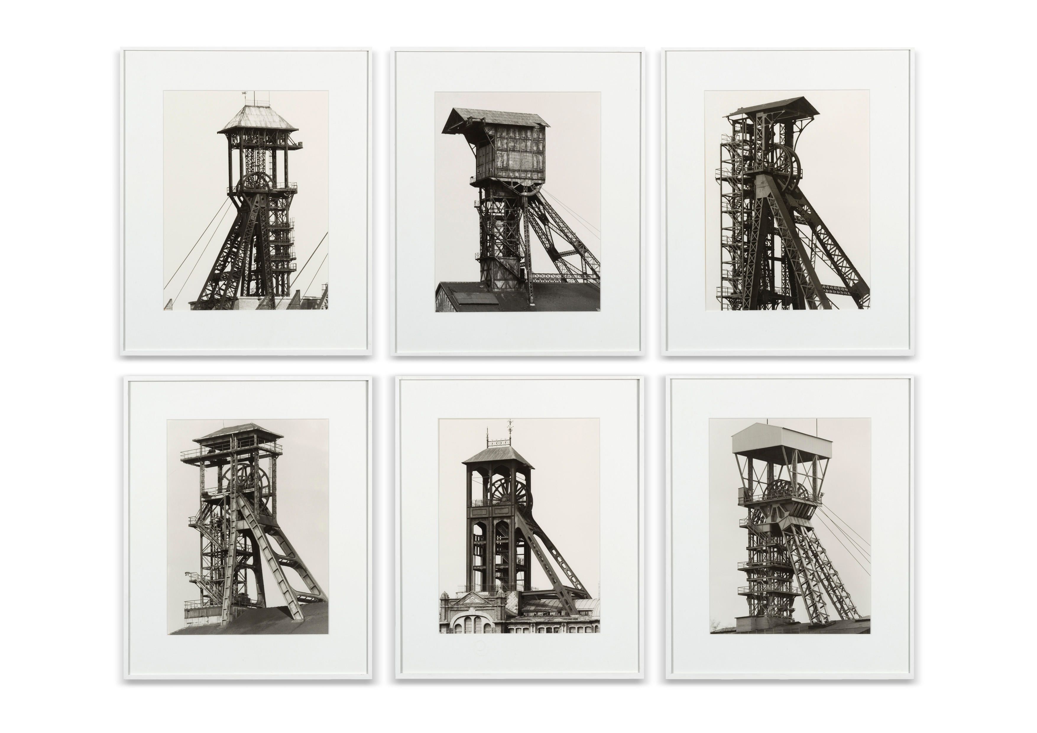 Bernd & Hilla Becher (1931-2007) (1934-2015) Chevalements, 1971-1982. Estimate: €60,000 - €80,000