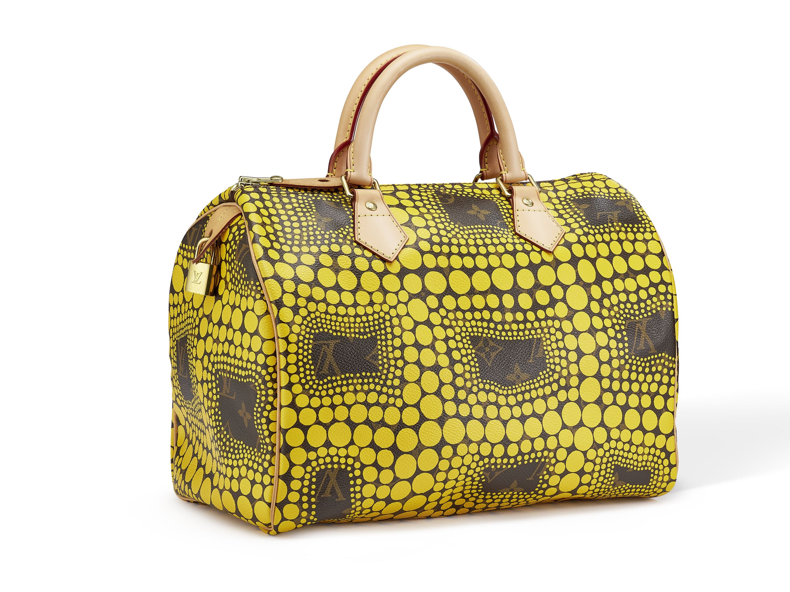 Yayoi Kusama and Louis Vuitton. Yellow Town Speedy 30, c. 2012, Sold for HK$40,625 inc. premium