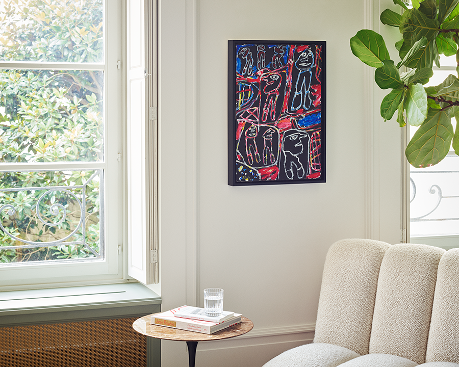 Jean Dubuffet, Site Avec 8 Personnages (E39), 1981. Estimated: US$150,000 - US$250,000