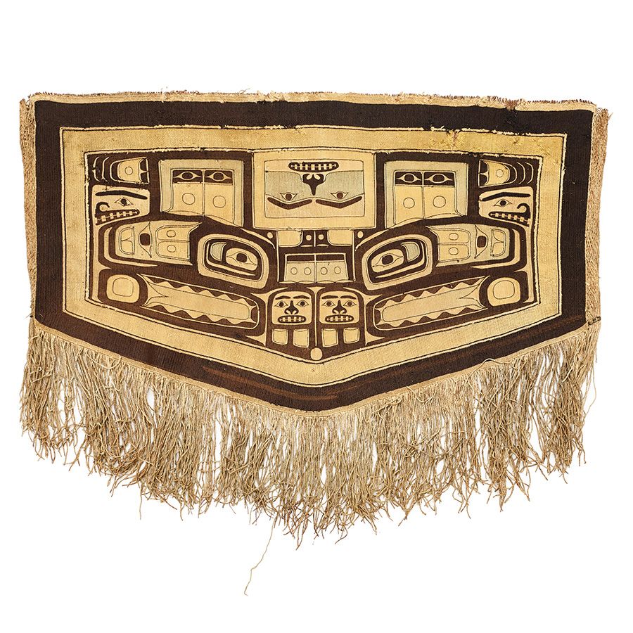 Lot 180. A Northeast Coast Chilkat blanket. Estimate: $30,000 - $50,000
