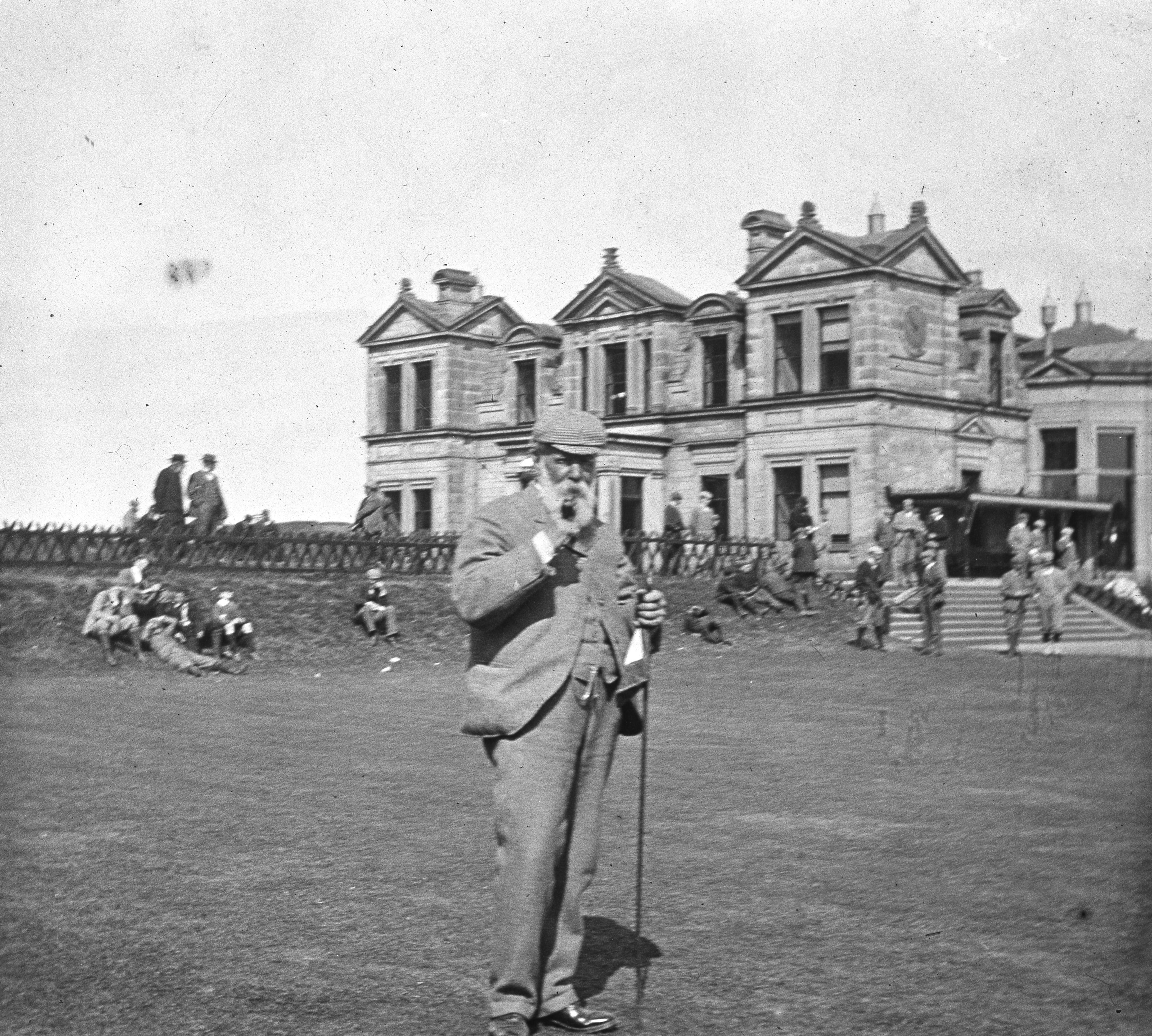 Tom Morris at the Old Course, St Andrews, which was dramatically  improved by his designs