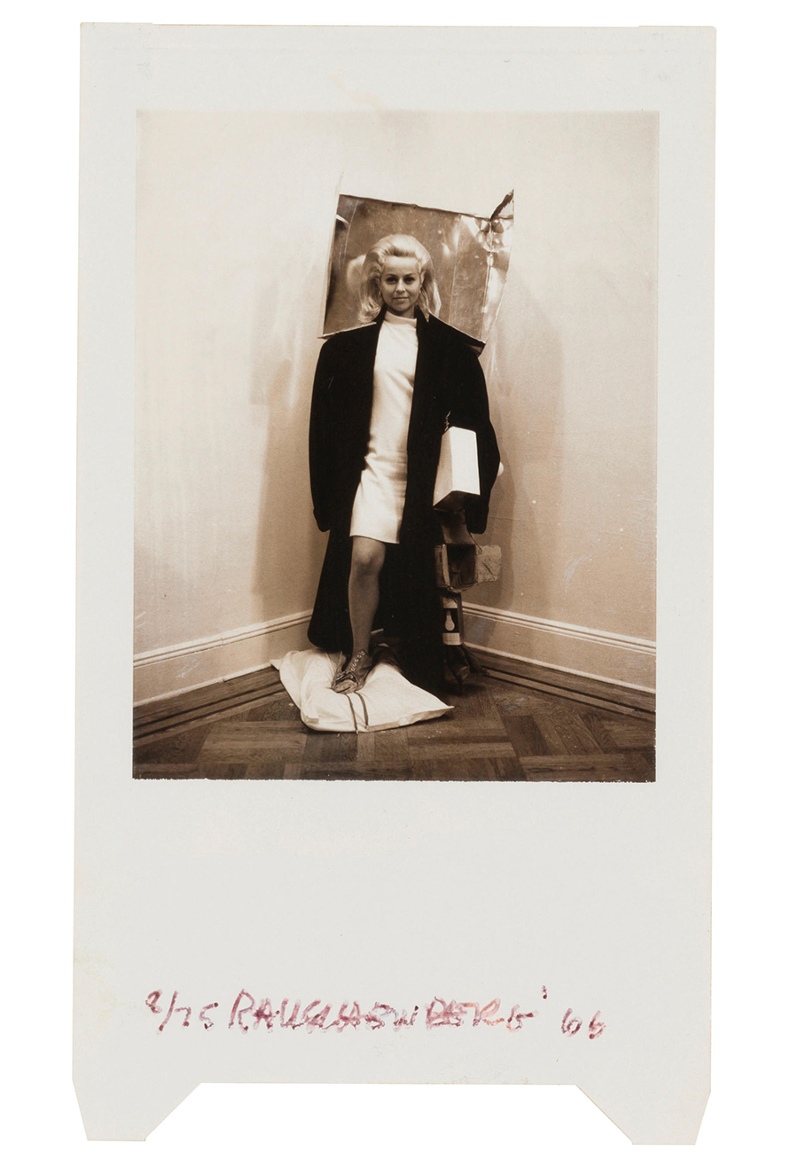 Robert Rauschenberg, Portrait of Holly, 1966. Estimate: $5,000 - 7,000