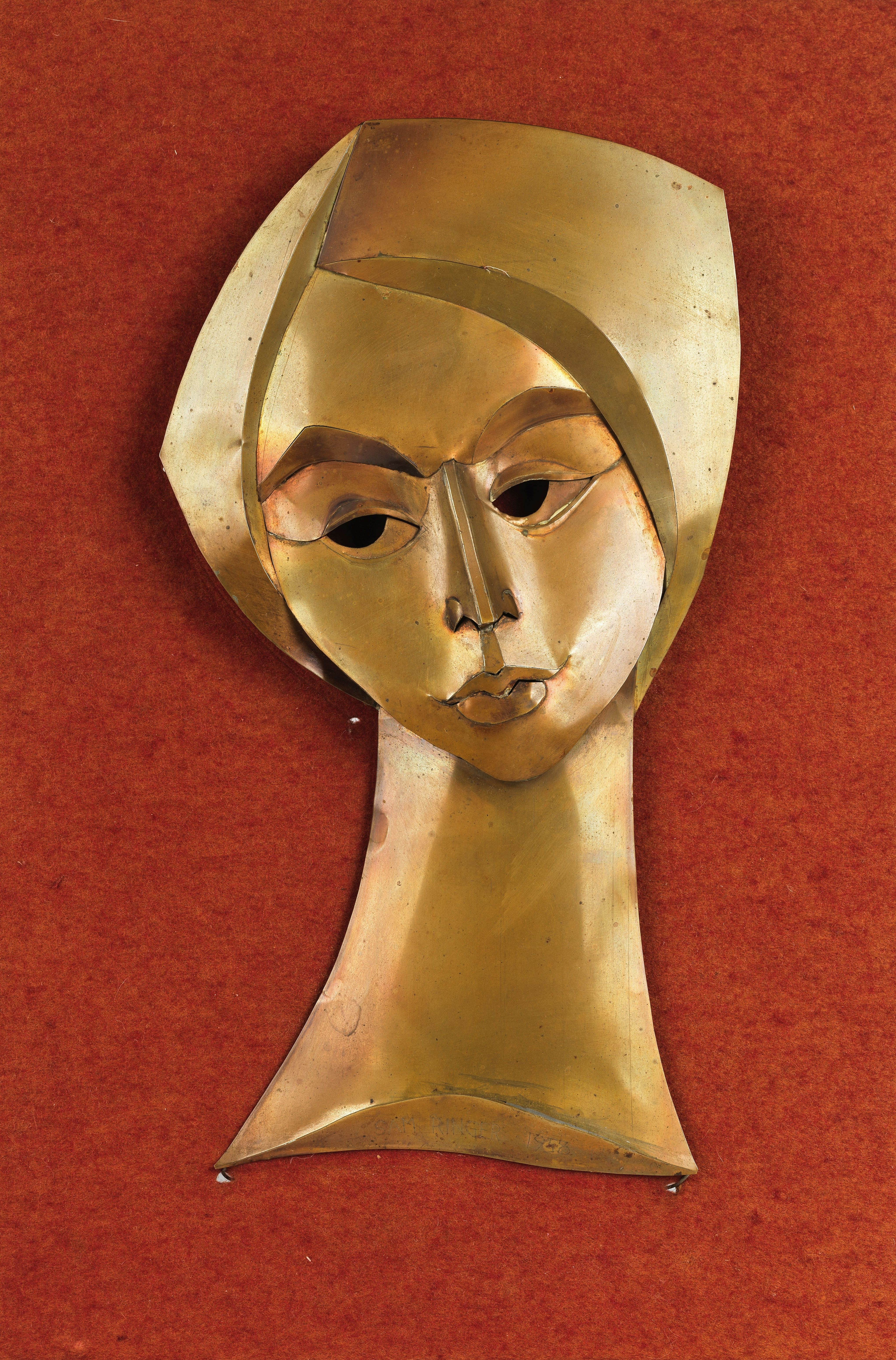 Lot 274. Sam Ringer, Portrait 2, 1958. Estimation : 800 - 1 000 €.