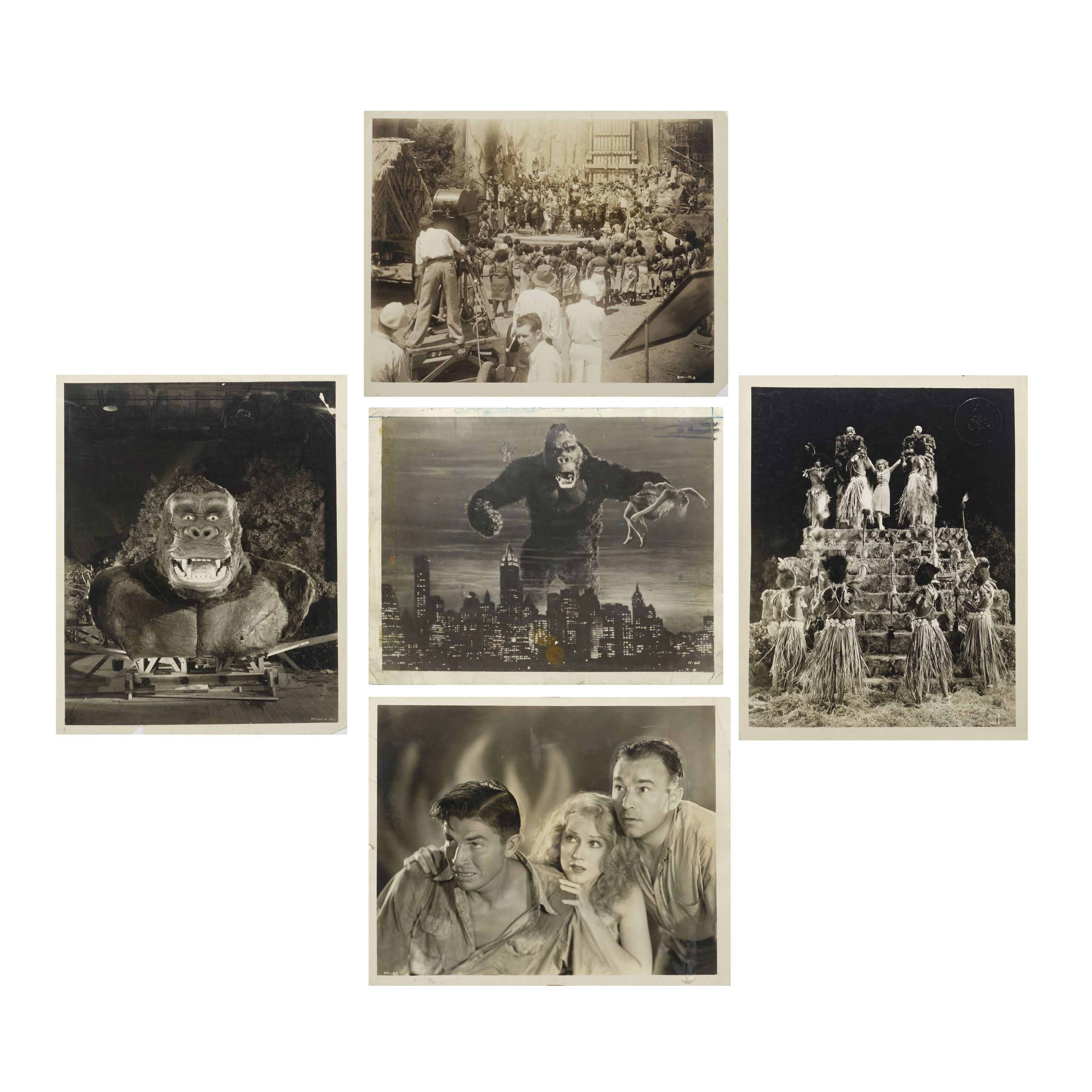 Lot 27. A King Kong large archive of photographs. Estimate: $10,000 - 15,000